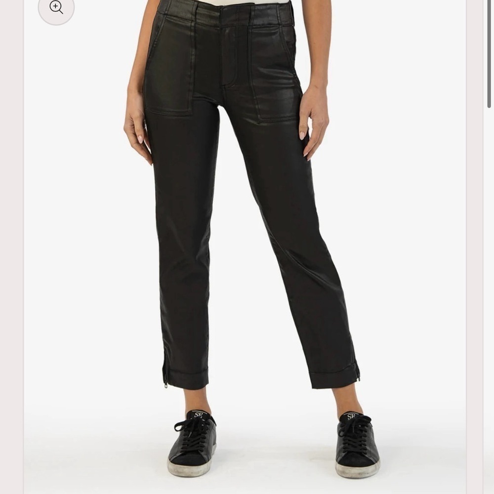 NWT Kut From The Kloth Reese Coated Ankle Straight Leg size 0